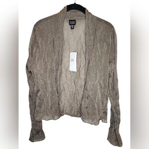 ​Eileen Fisher Crushed Sparkle Metallic Cardigan - NWT, size S